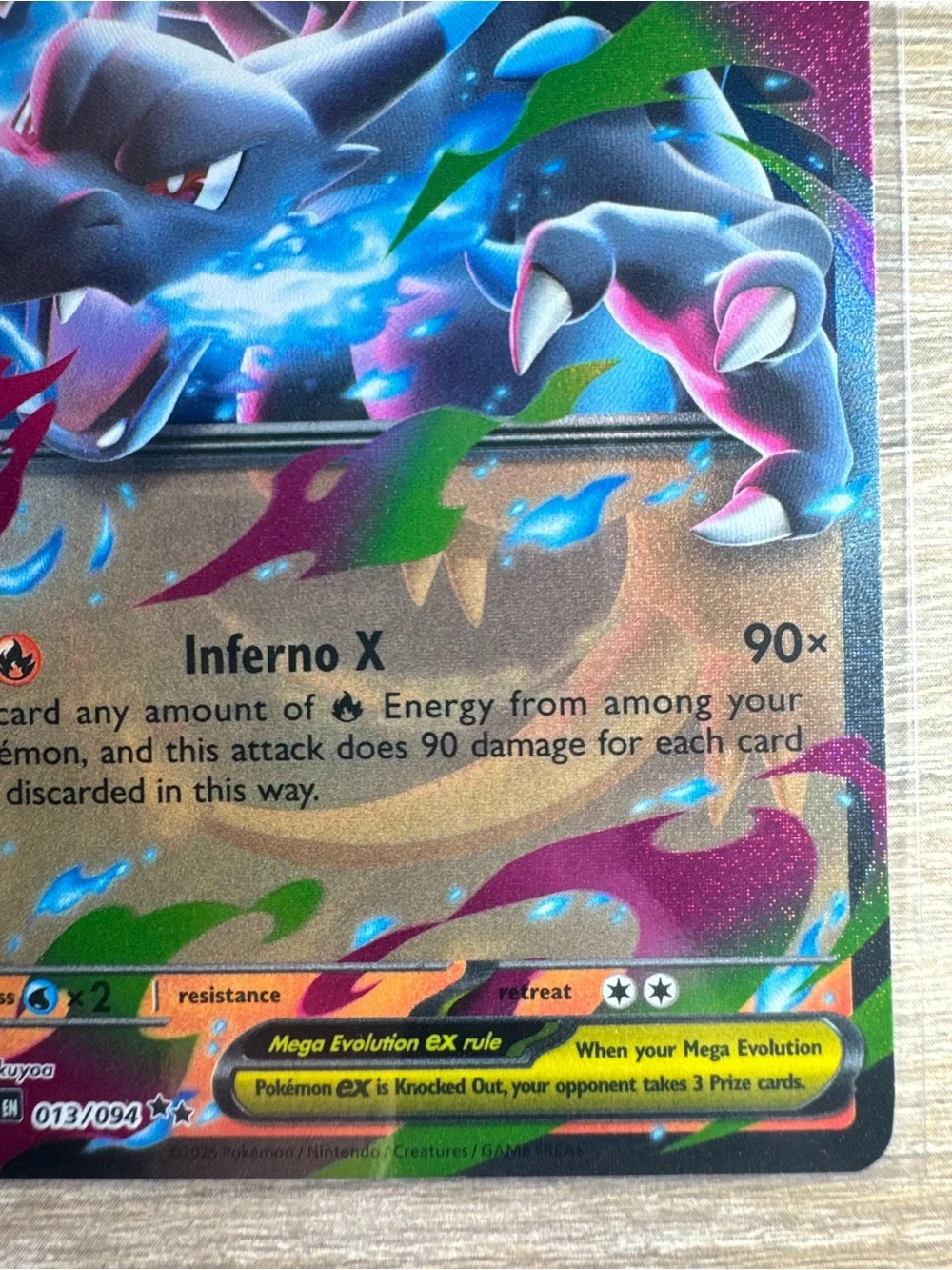 Mega Charizard X ex #13/Pokemon Phantasmal Flames